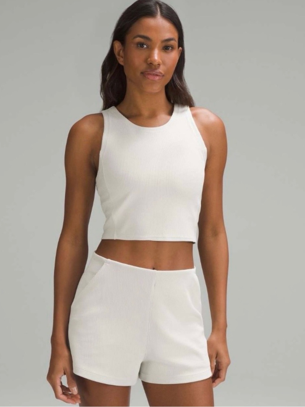 Lululemon Ribbed Softstreme Cropped Tank Top